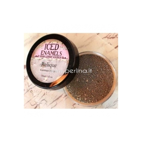 Iced enamels relique powder "Relique German Silver", 15 ml