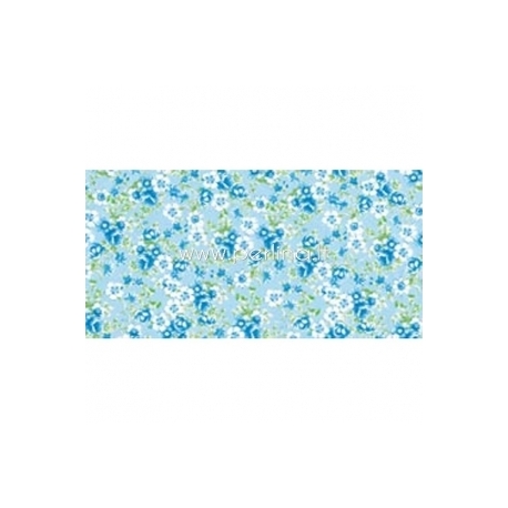 Decopatch Paper "Green & White Flowers", 30x40 cm, 3 pcs