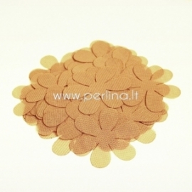 Fabric flower, cocoa, 1 pc, select size