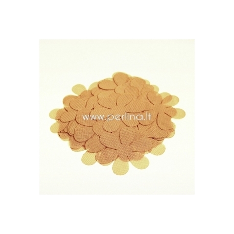 Fabric flower, cocoa, 1 pc, select size