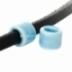 Ceramics bead, skyblue AB, 17x14 mm