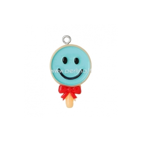 Resin pendant "Lollipop", 32x18 mm
