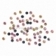 Hot fix flatback rhinestone, multicolor, ss6, 20 pcs