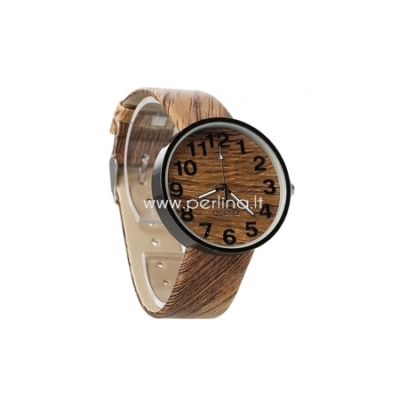 Watch, round brown, 23 cm