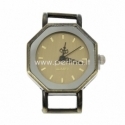 Watch face, octagon, antique bronze, 37x28 cm