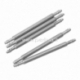 Watch wrist band spring bars strap, silver tone, 21x1,4 mm