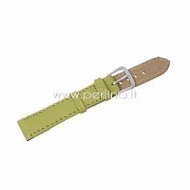 Polyurethane leather buckle watch bands, moss green, 10,5-7,5 cm, 1 set