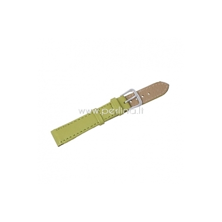 Polyurethane leather buckle watch bands, moss green, 10,5-7,5 cm, 1 set