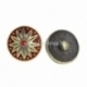 Chunk snap button, antique bronze, 20 mm