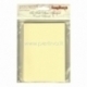 Tri-fold blank cards set, cream, 10,5x14,8 cm, 5 pcs