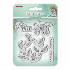 Clear stamps "Fairy Tale. Magic Story", 4 pcs