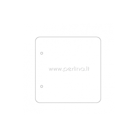 Chipboard photo album cover sheets, 20x20 cm