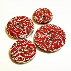 Keramikinė saga, raudona, 4 cm