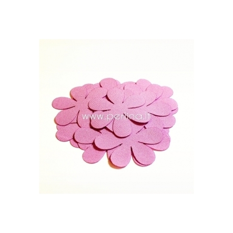 Fabric flower, lilac, 1 pc, select size