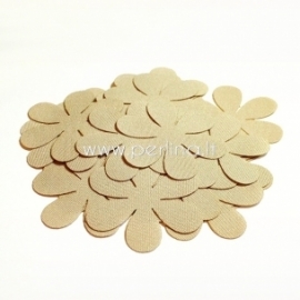 Fabric flower, cream, 1 pc, select size