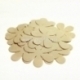 Fabric flower, cream, 1 pc, select size