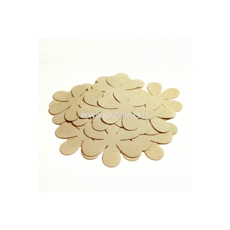 Fabric flower, cream, 1 pc, select size