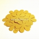 Fabric flower, mustard, 1 pc, select size