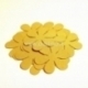 Fabric flower, mustard, 1 pc, select size