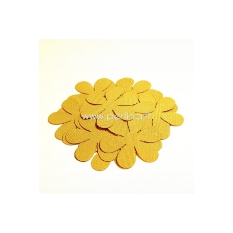 Fabric flower, mustard, 1 pc, select size