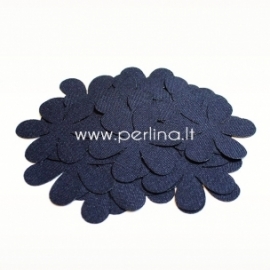 Fabric flower, navy blue, 1 pc, select size