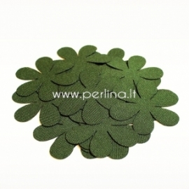 Fabric flower, mossy, 1 pc, select size