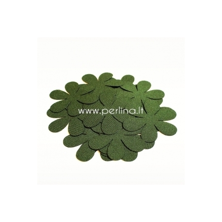 Fabric flower, mossy, 1 pc, select size