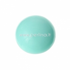 Acrylic cabochon embellishment, mint green, 15 mm