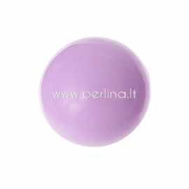 Acrylic cabochon embellishment, mauve, 15 mm