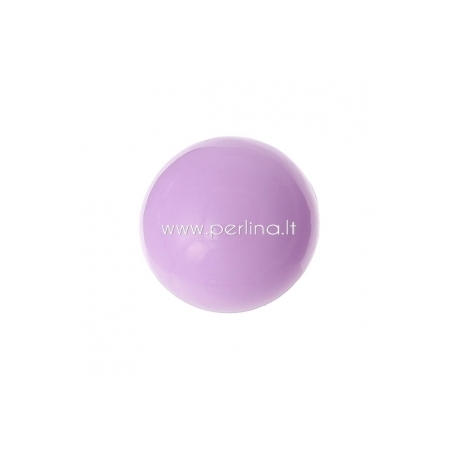 Acrylic cabochon embellishment, mauve, 15 mm