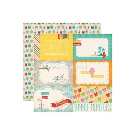Paper "Summer memories - Summer Bliss", 30,5x30,5 cm