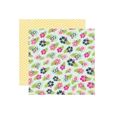 Paper "Fancy Floral - Splendid Sunshine", 30,5x30,5 cm