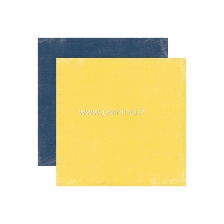 Popierius "Yellow / Navy - Splendid Sunshine", 30,5x30,5 cm