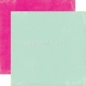 Popierius "Lt.Blue / Hot Pink - Splendid Sunshine", 30,5x30,5 cm