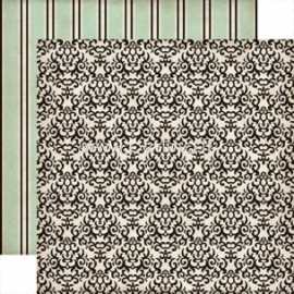 Paper "Black Damask - Times&Seasons 2", 30,5x30,5 cm