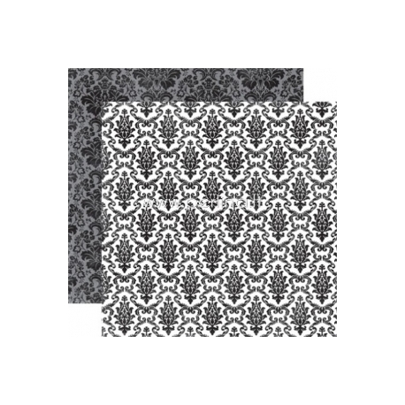 Paper "Onyx Damask - Style Essentials", 30,5x30,5 cm