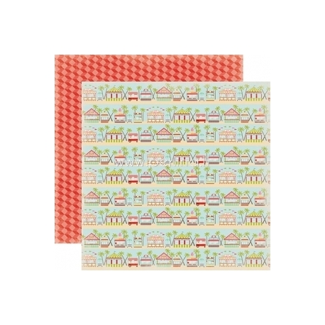 Paper "Boardwalk - Summer Lovin'", 30,5x30,5 cm