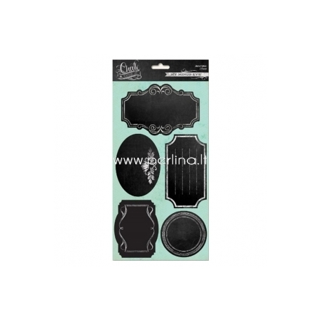 Lipdukai - etiketės "Label Stickers - Chalk Studio II", 5 vnt., 31,7x15,2 cm