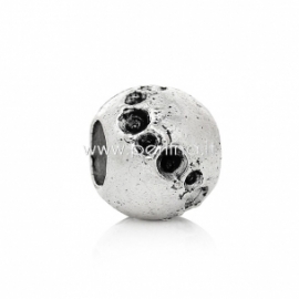 Pandora karoliukas, ant.sidabro sp., 12x10 mm