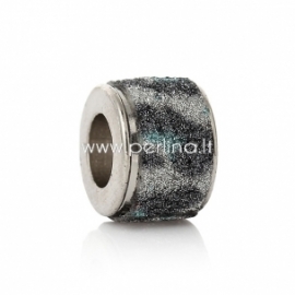 Pandora bead, CCB plastic, 11x8 mm