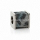 Pandora bead, CCB plastic, 12x12 mm