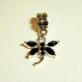 Pandora pakabukas "Laumžirgis", juodos sp., 31x20 mm