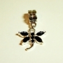 Pandora pakabukas "Laumžirgis", juodos sp., 31x20 mm