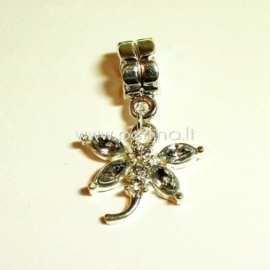 Pandora pakabukas "Laumžirgis", skaidrios sp., 31x20 mm