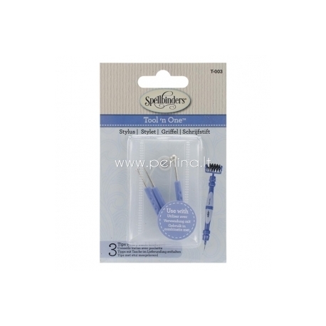 Antgaliai "Spellbinders Tool'n One Stylus Tips", 3 vnt.