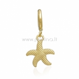 Bracelet accessory "Starfish", gold plated, 30x11 mm