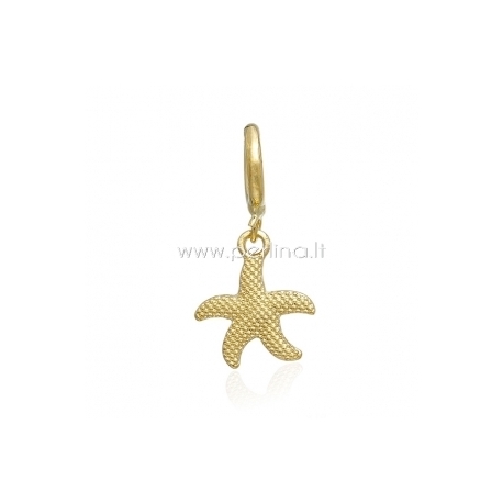 Bracelet accessory "Starfish", gold plated, 30x11 mm