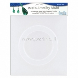 Resin Jewelry Mold "Bangle Bracelet", 7,9x6x1 cm
