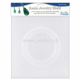 Resin Jewelry Mold "Bangle Bracelet", 7,9x5,9x1,2 cm