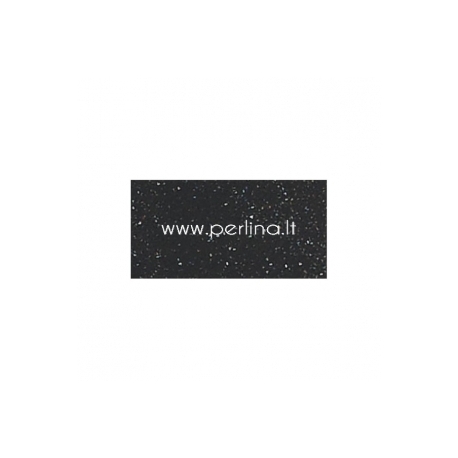 Sintetinis veltinis su blizgučiu "Black", 22,9x30,5 cm